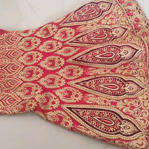 Wedding Lhengha With Net Dupatta