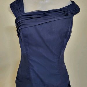 Navy Blue Gown