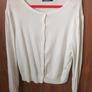 Zudio White Sweater