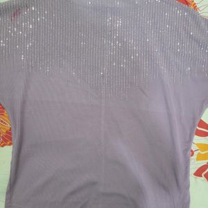 Heavy Partywear Lavender Top