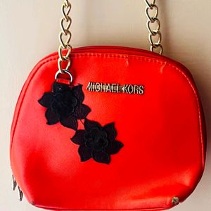 Women's Red sling bag