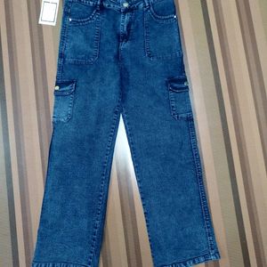 W-59 Size-30 Cago Straight Women Denim Jeans