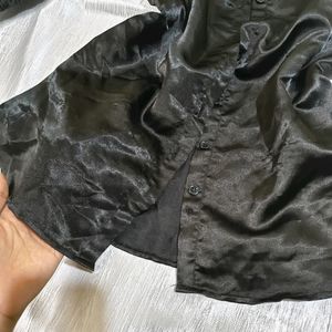 🔥SALE🔥 Sexy Black Shirt - Silk