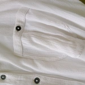 High-low Comfort Cotton Shirt