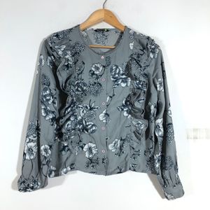 Grey Printed Top (Women’s)