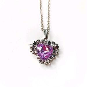 Purple Heart Necklace