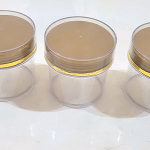 Attractive Plastic Jars For Cosmetics