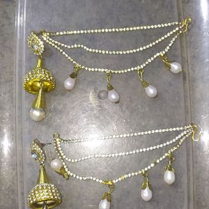 earrings with chain