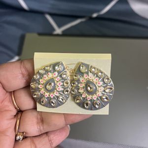 Beautiful Meenakari Stud Earrings