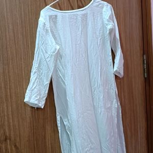 A Cute White Kurta