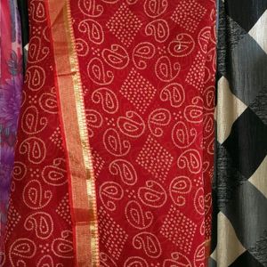 Combo Of 3 Saree With Blouse