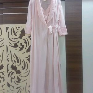 Sale Today Pink 2 Pcs NightGown