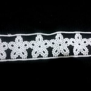 4 Meter White Cotton Lace