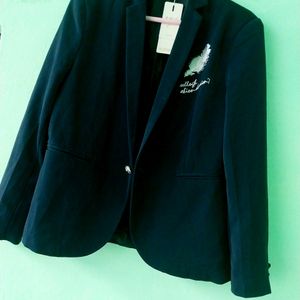 Premium Blazer ||XXL ||Puffed Shoulder||Dark Blue