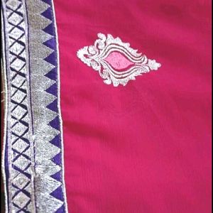 Beautiful Embroidery work Saree