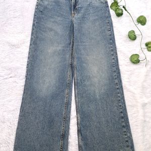 H&M Wide Leg Jeans 28