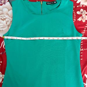 🛍️ @₹99 Sea Green Mini Dress