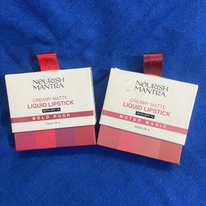 Sale 70% Off - Lipstick pack by Nourish Mantra