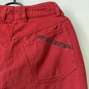 Vintage Detailed Trousers