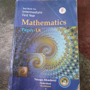First Year Mathematics 1A