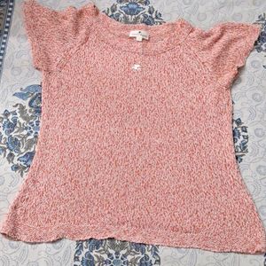 Cute Peach Top For Casual Wear.