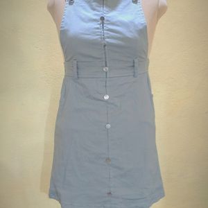 Grey Dungree Dress