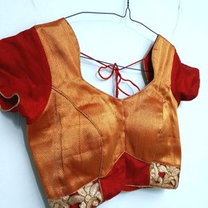 Red Embroidery Blouse