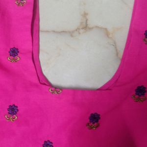 Pink Kurta Single Pc