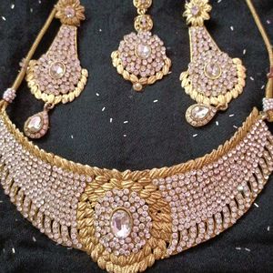 Beautiful Jewellery Bridal Party Wear Set Necklace