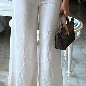 h&m linen trousers