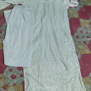 Chikenkari Kurta Set