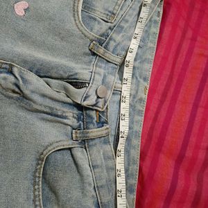 Korean Sweet Heart Jeans 🩷