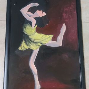 Dancing Ballet Girl Painting