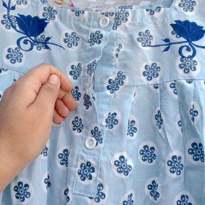 Cotton Korean Nighty for Summer