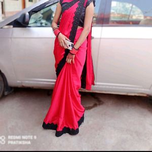 Satin Saree