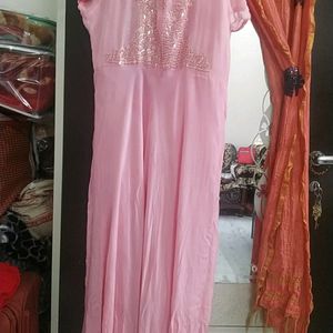 Pink Long Gown