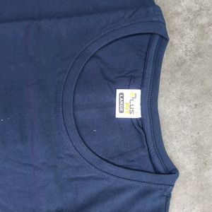 Brand New Navy Blue Printed T-shirt