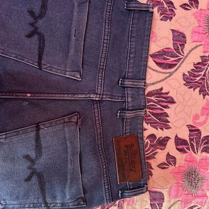 denim man blue jeans with good condition