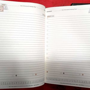 Brand New Golden Personal Diary. Pack Of 2