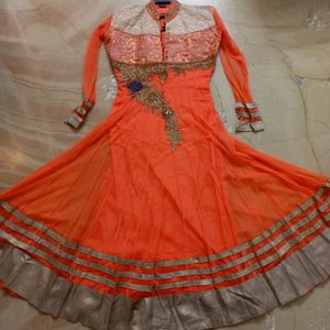 Heavy Stone Work Anarkali