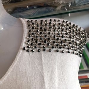 Semi Winter Fancy Sleeveless Top