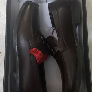 Brown Leather Formal Loafers