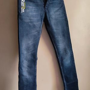 Dark Blue  Boys Jeans For 10 Year Old , Waist-12in