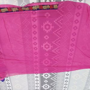 Pink Saree