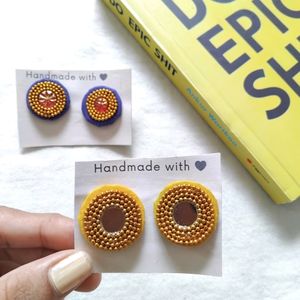 @60/- Rs Studs 💛💜✨️