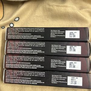 4 New Sery Matte Liquid Stayon Lip Colour