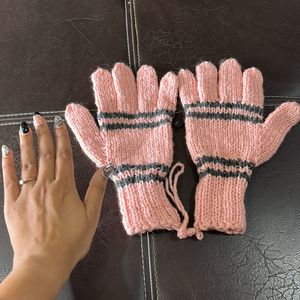 Combo Of Cute Woollen Gloves And Socks