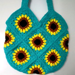 Crochet 🧶 Sunflower 🌻bag