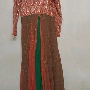 Sale 200Very Beautiful Daimond And Heavy Work Gown