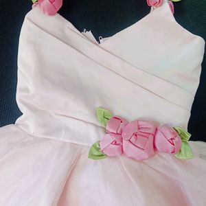 Baby Pink Frock 3-4 Years